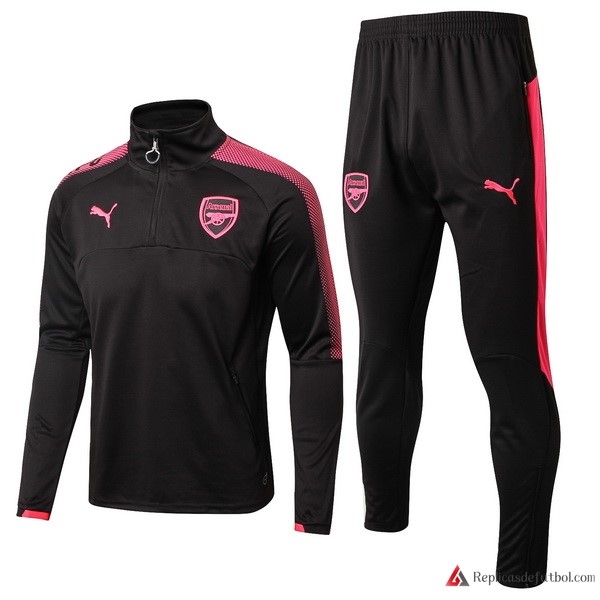 Chandal Arsenal 2017-2018 Negro Rojo